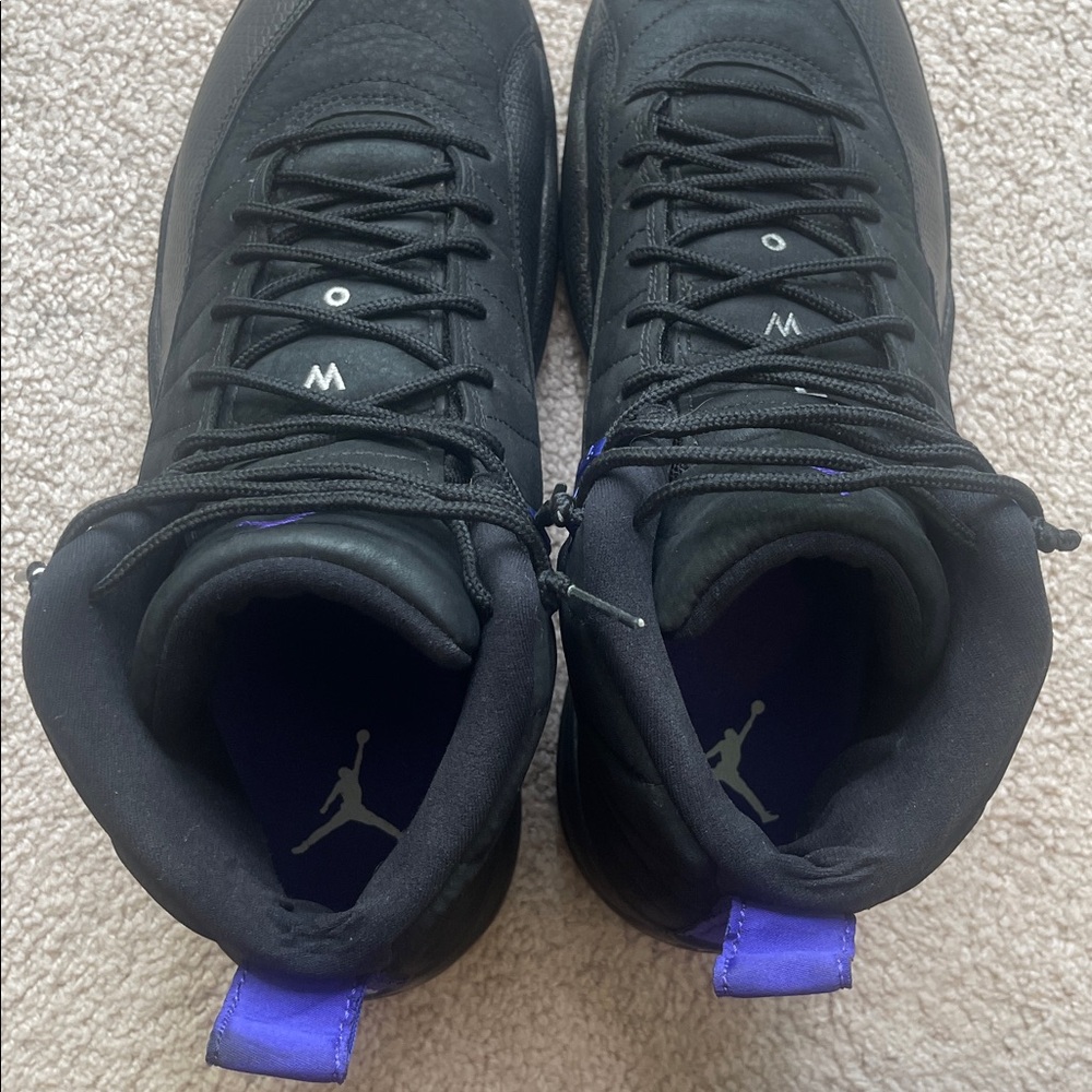 Jordan 12 Retro Black Dark Concord - Picture 8 of 9